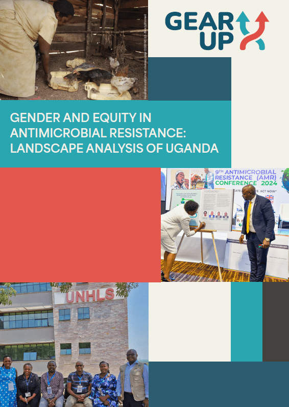 The cover of the landscape report with a montage of photos of the research team and policy makers
